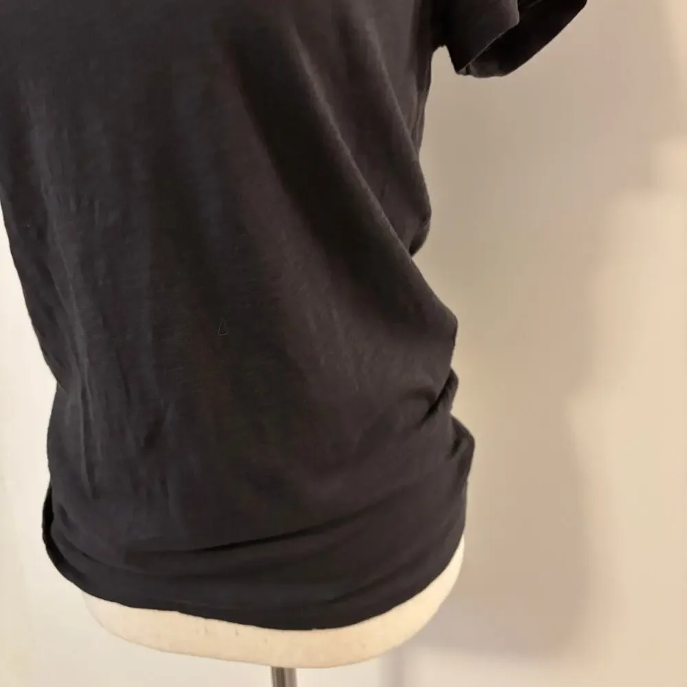 J.Crew Frank's Atelier Del Pattino Black T shirt Small 100% Cotton - Picture 3 of 8